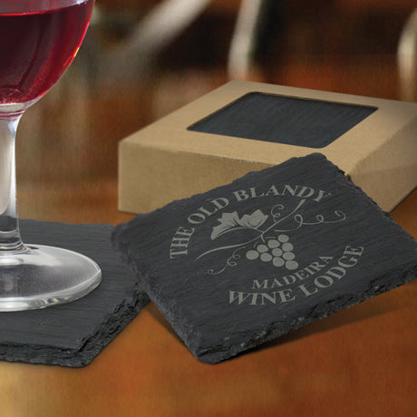 Slate Coaster - Set of 4 - Feature