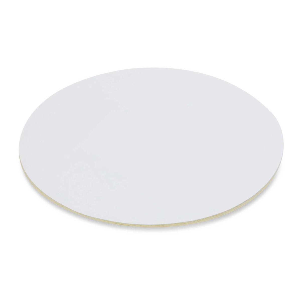 Cardboard Drink Coaster - Round - White