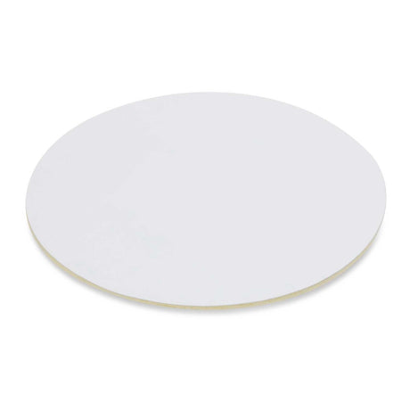 Cardboard Drink Coaster - Round - White