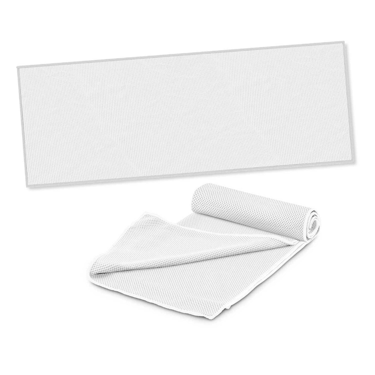 Yeti Premium Cooling Towel - Full Colour - Tube - White