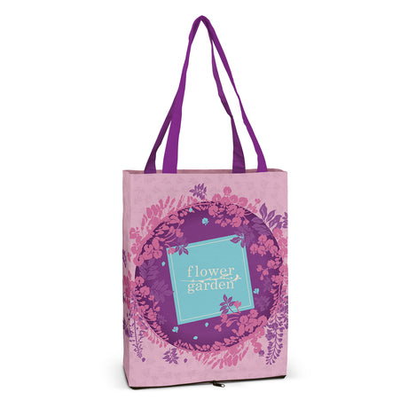 Dallas Compact Cotton Tote Bag - Open