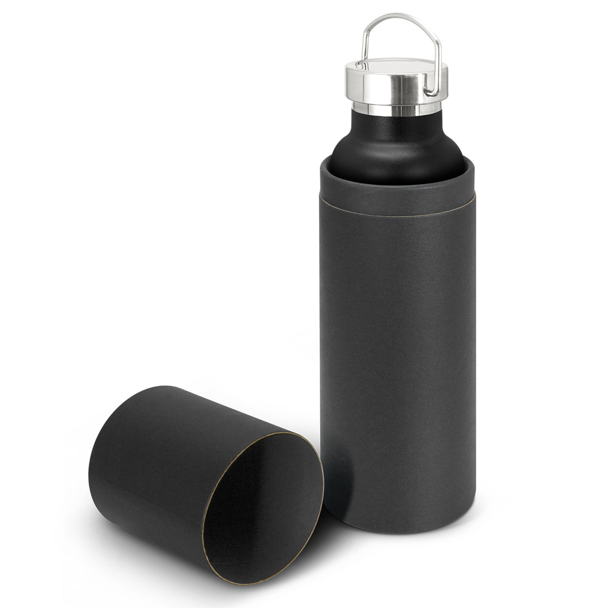 Viking Vacuum Bottle - Black Gift Tube