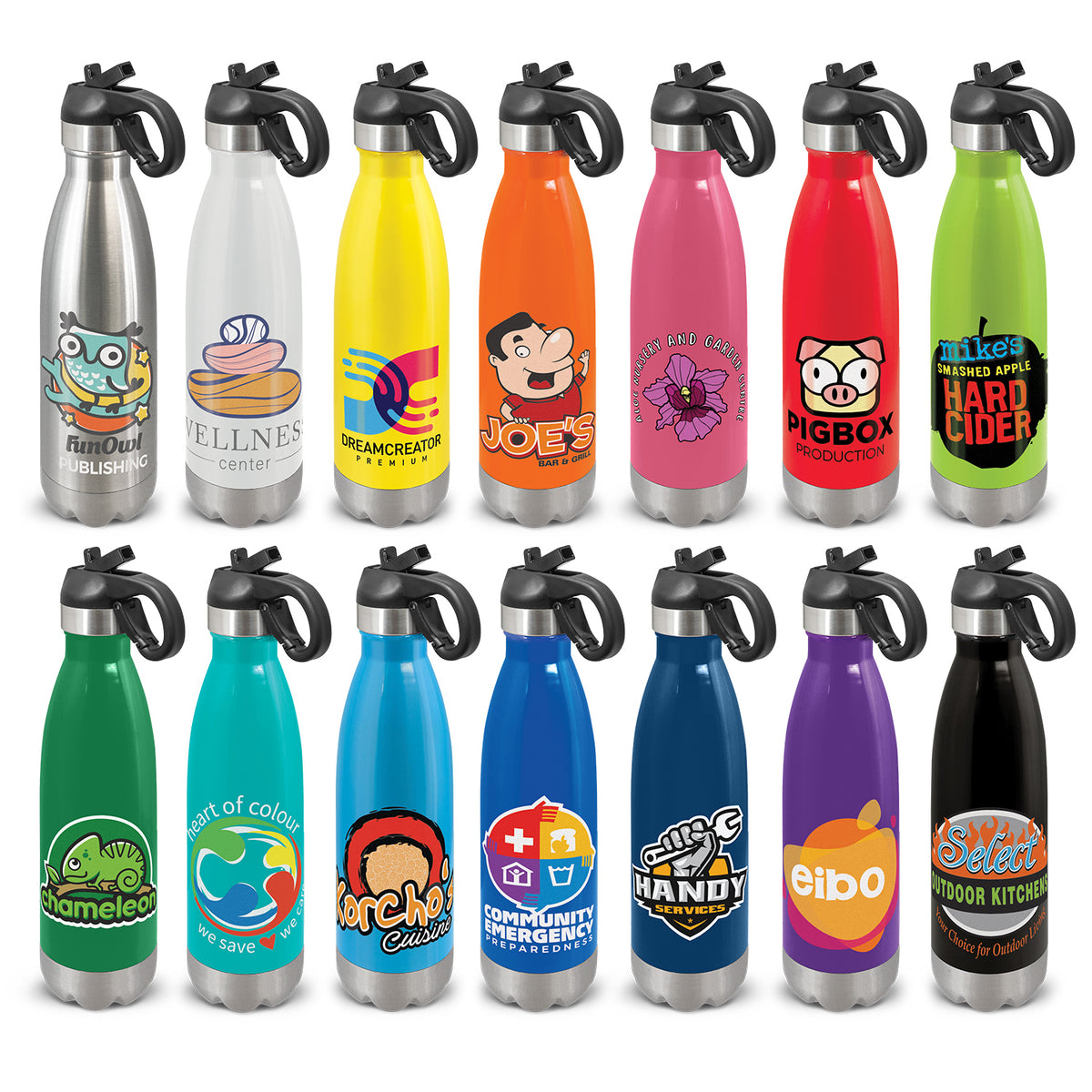 Mirage Steel Bottle - Flip Lid - Main