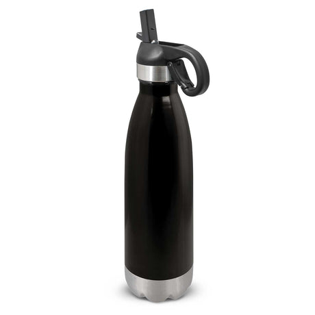 Mirage Steel Bottle - Flip Lid - Black