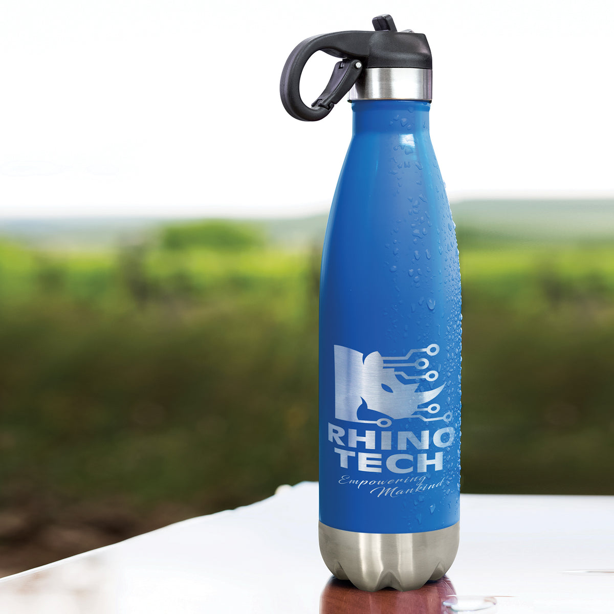 Mirage Steel Bottle - Flip Lid - Feature