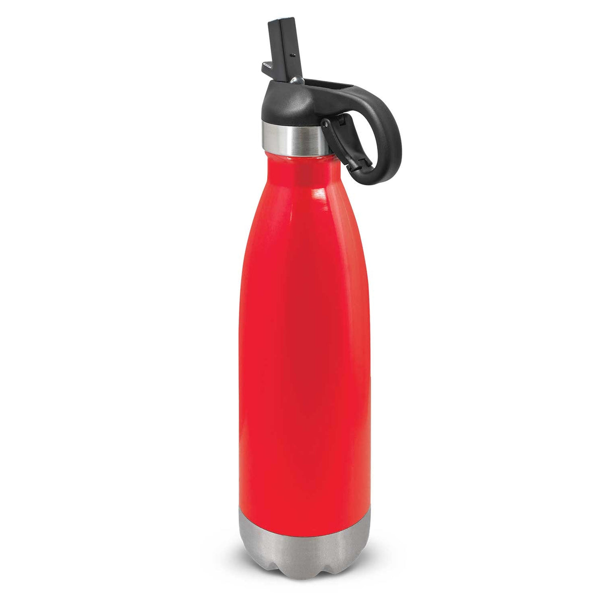 Mirage Steel Bottle - Flip Lid - Red