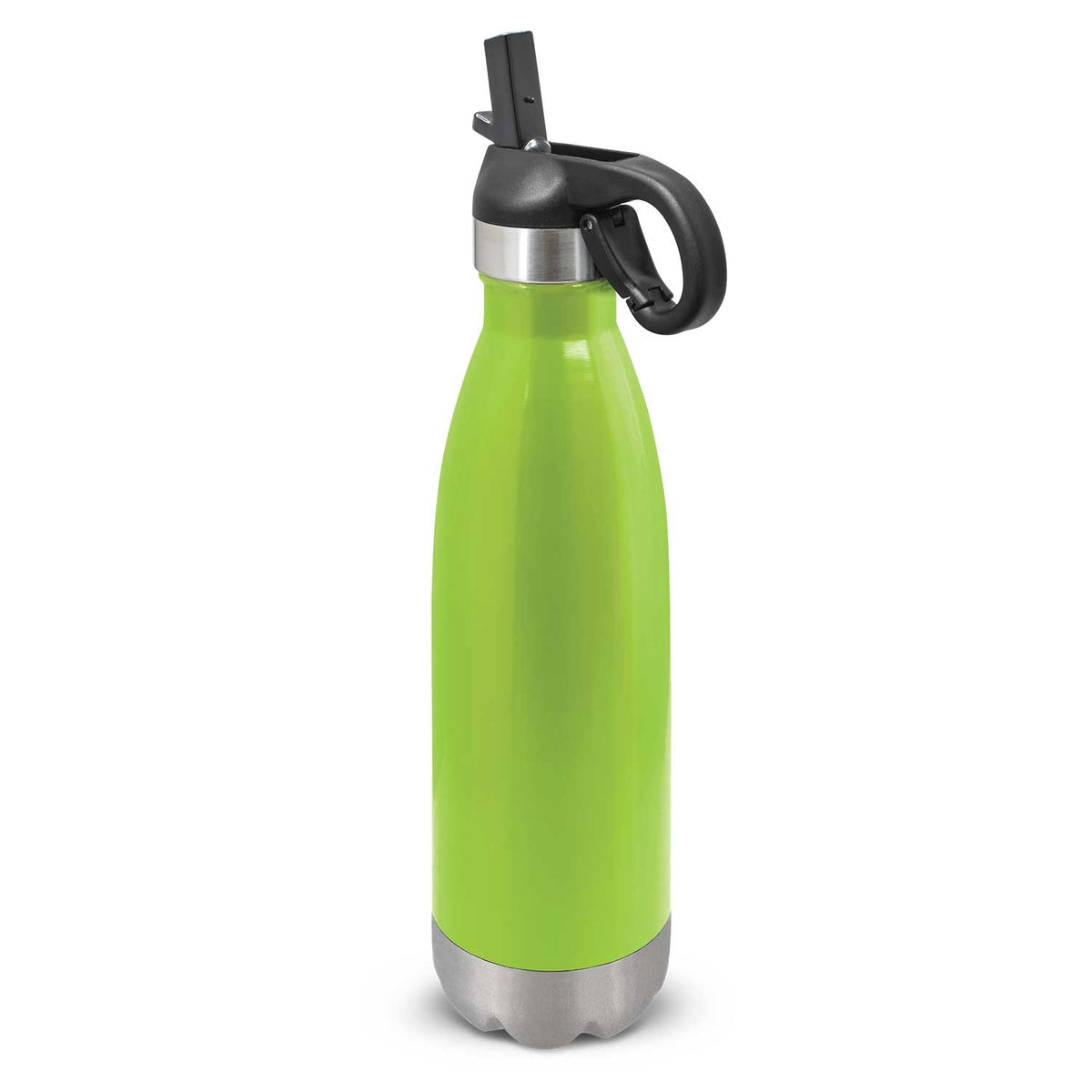 Mirage Steel Bottle - Flip Lid - Bright Green