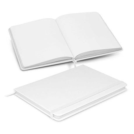 Omega Unlined Notebook - White