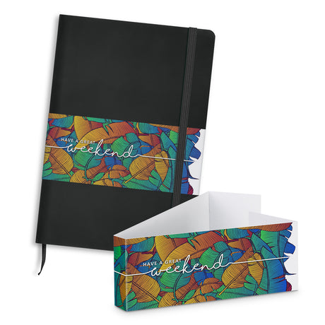 Omega Unlined Notebook - Belly Band