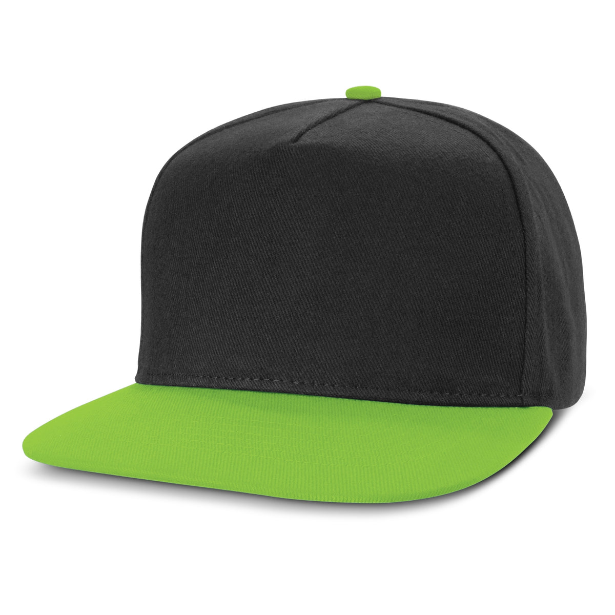 Crusade Flat Peak Cap - Bright Green