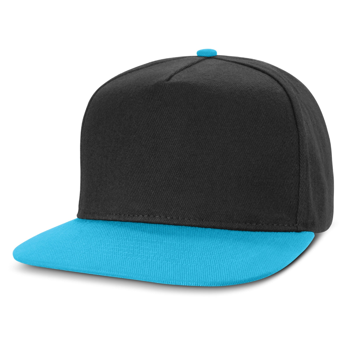Crusade Flat Peak Cap - Light Blue