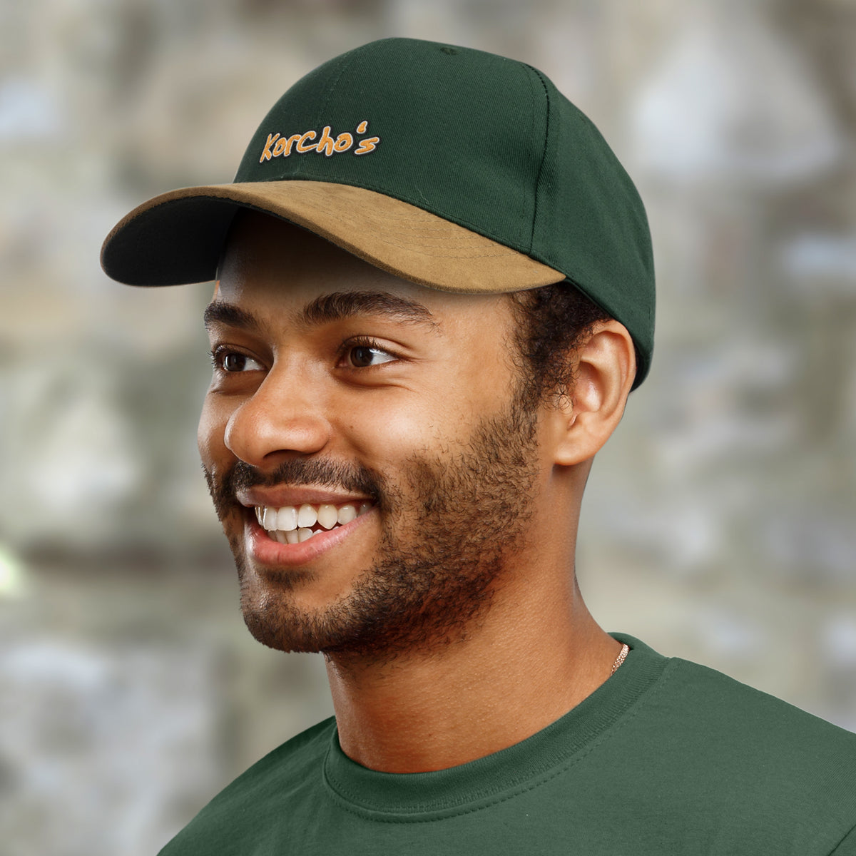 Outback Suede Peak Cap - Feature