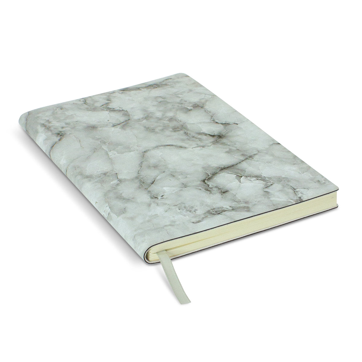 Marble Soft Cover Notebook - Grey