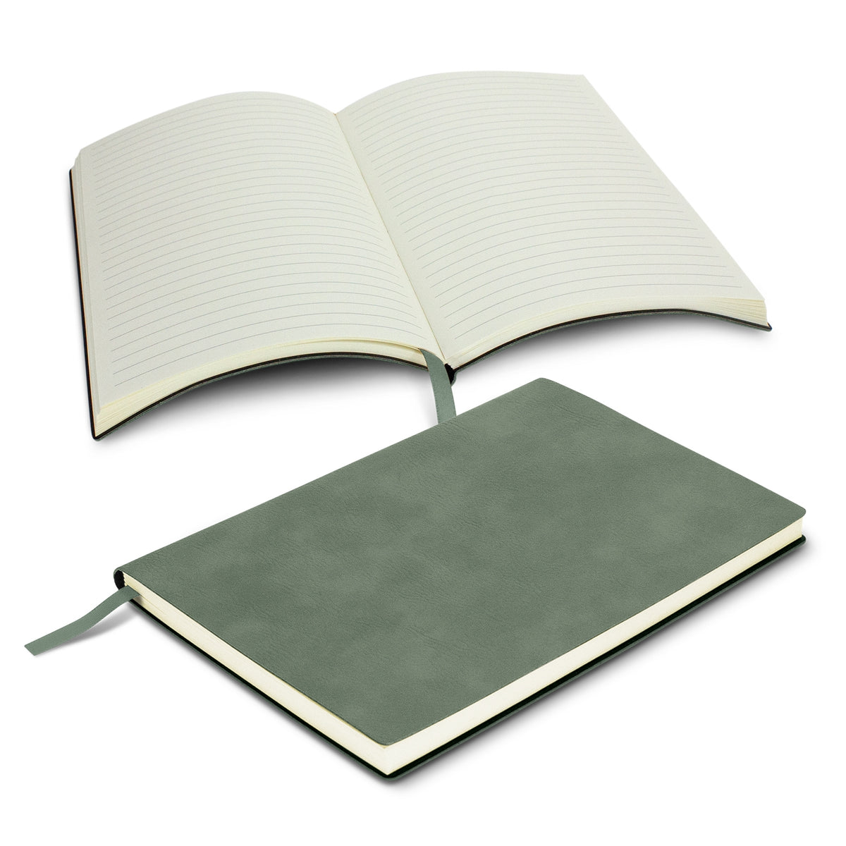 Genoa Soft Cover Notebook - Grey
