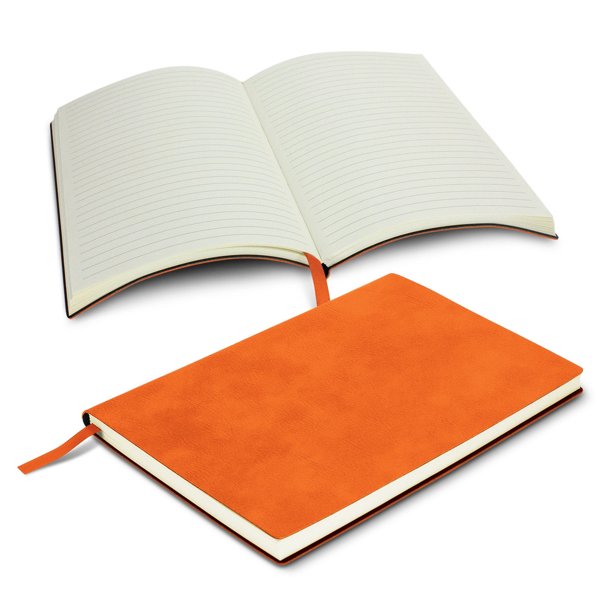 Genoa Soft Cover Notebook - Orange