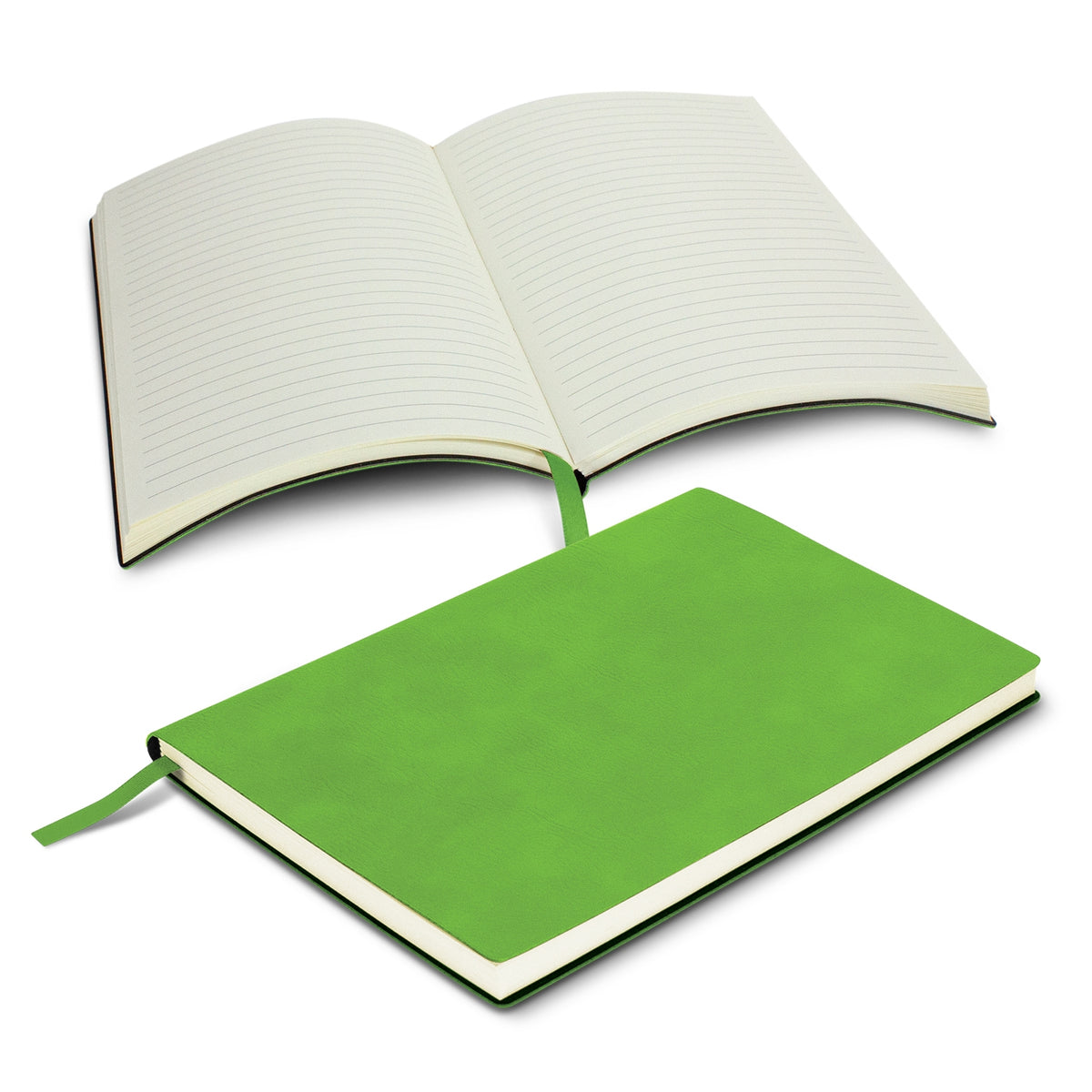 Genoa Soft Cover Notebook - Bright Green