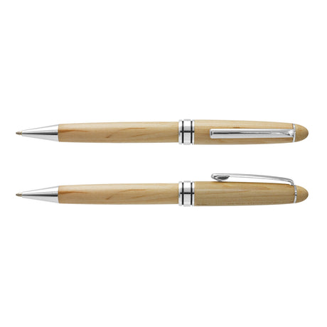 Supreme Wood Pen - Natural/Silver