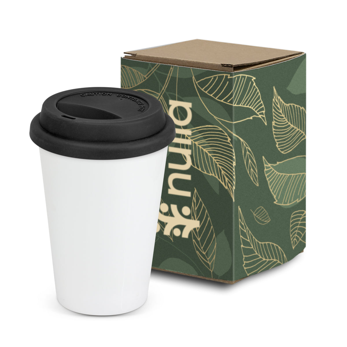 Aztec Double Wall Coffee Cup - Gift Box Sleeve