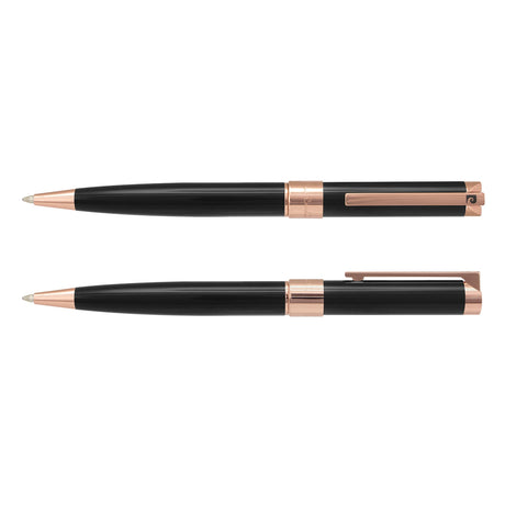 Pierre Cardin Noblesse Pen - Black/Rose Gold