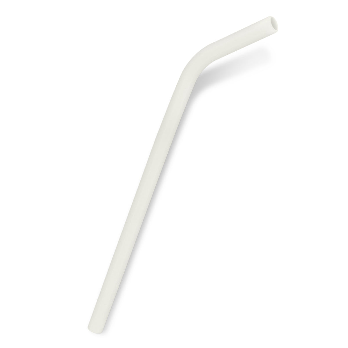 Silicone Straw - White