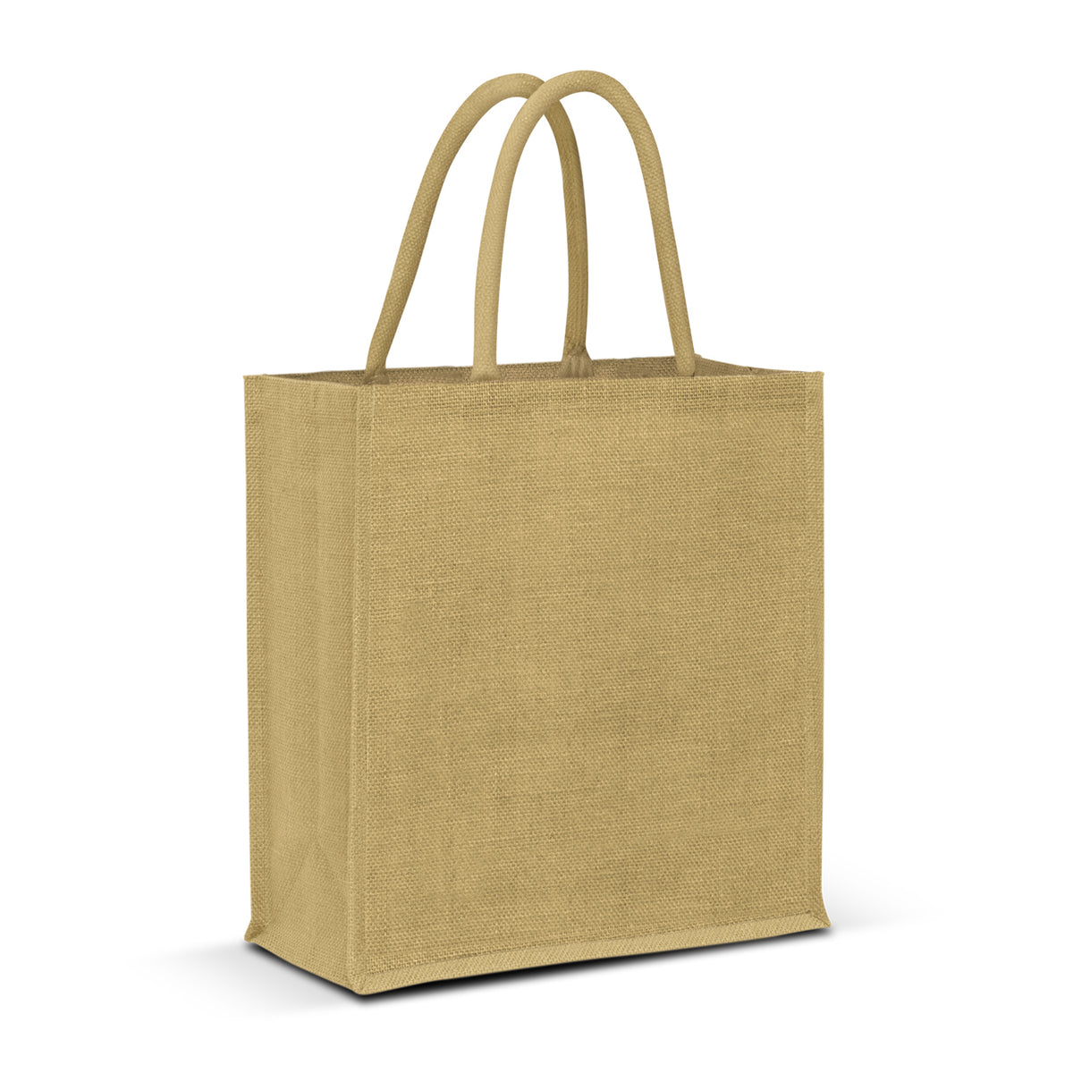Lanza Jute Tote Bag - Colour Match - Natural