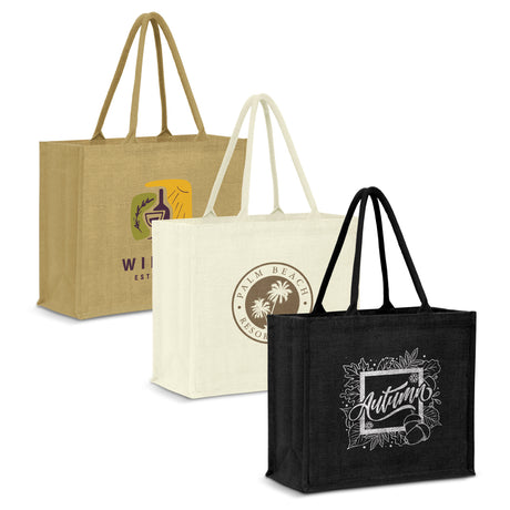 Modena Jute Tote Bag - Colour Match - Main