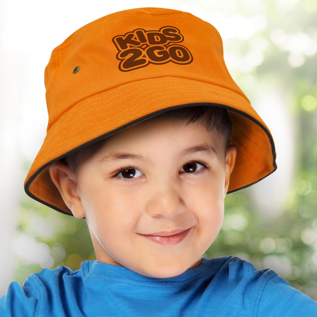 Bondi Bucket Hat - Black Sandwich Trim - Feature