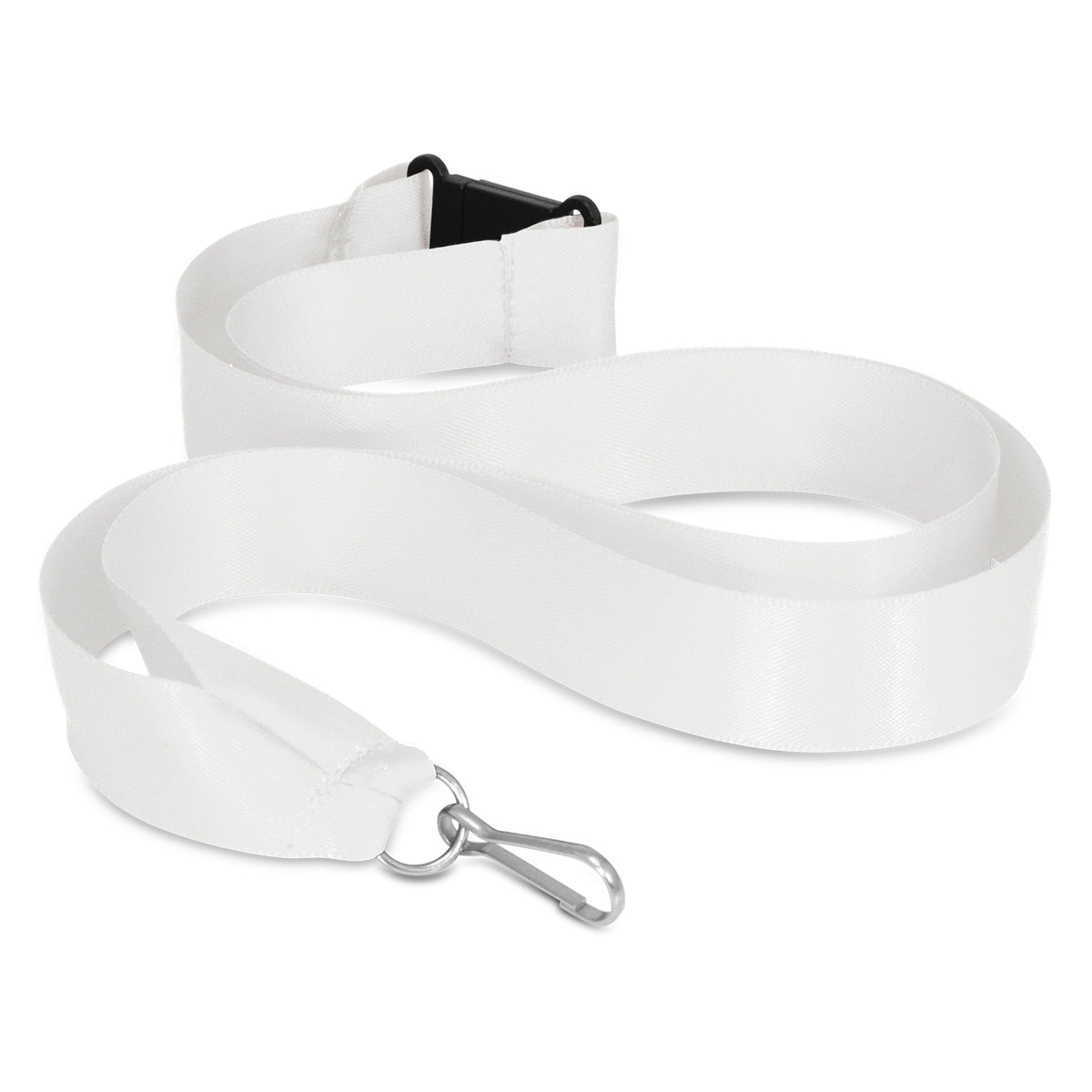 Ribbon Lanyard - White