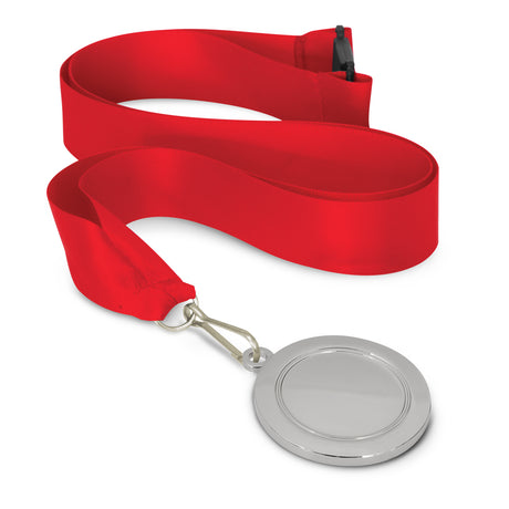 Podium Medal - 50mm - Red