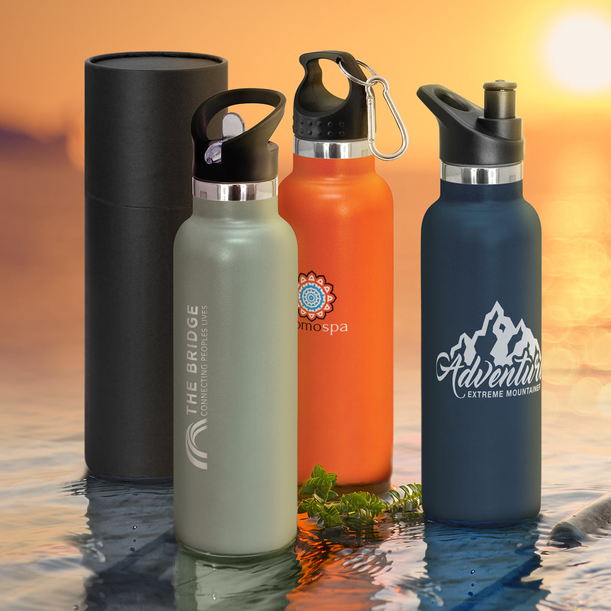 Nomad Vacuum Bottle - Powder Coated - Feature
