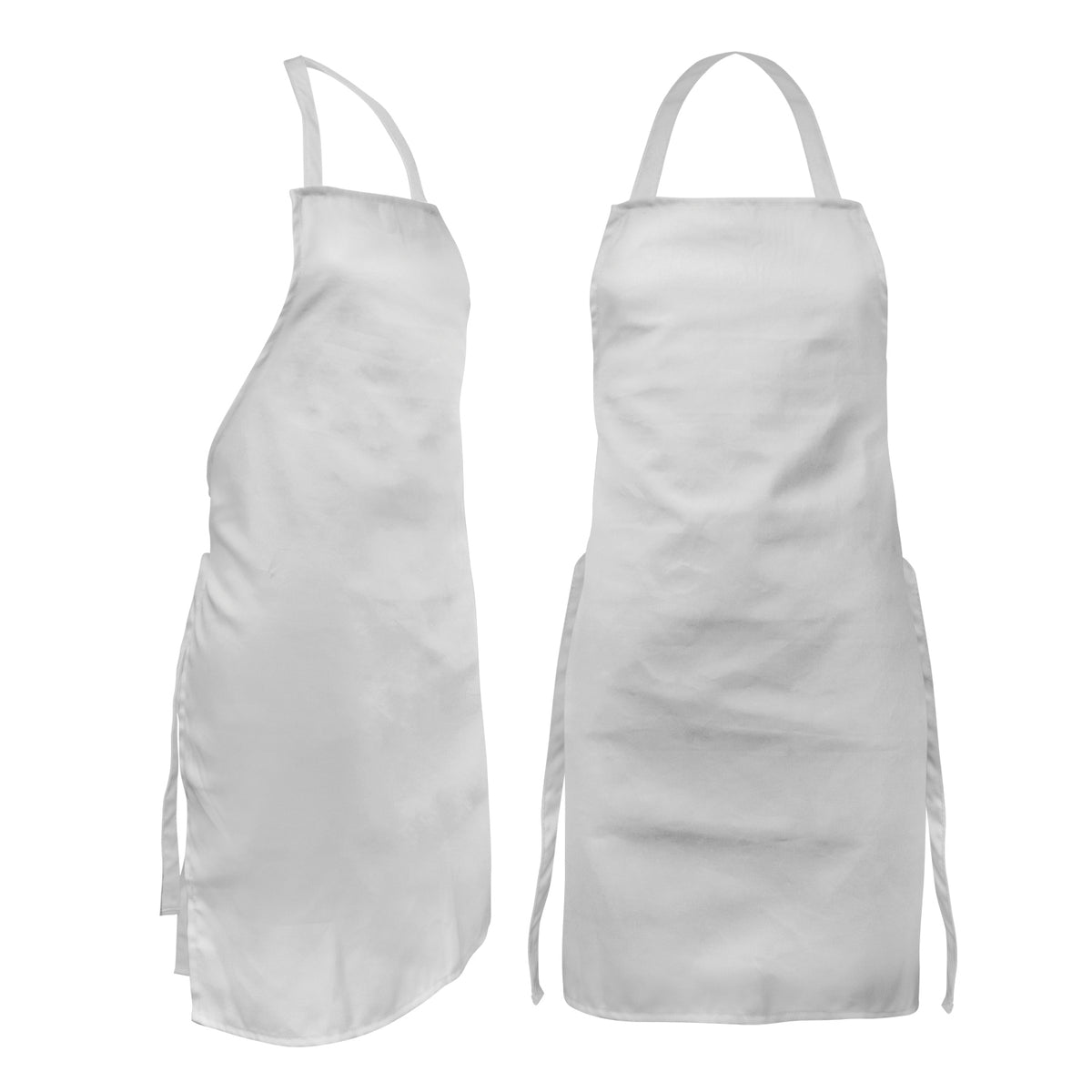 Renzo Full Colour Bib Apron - White