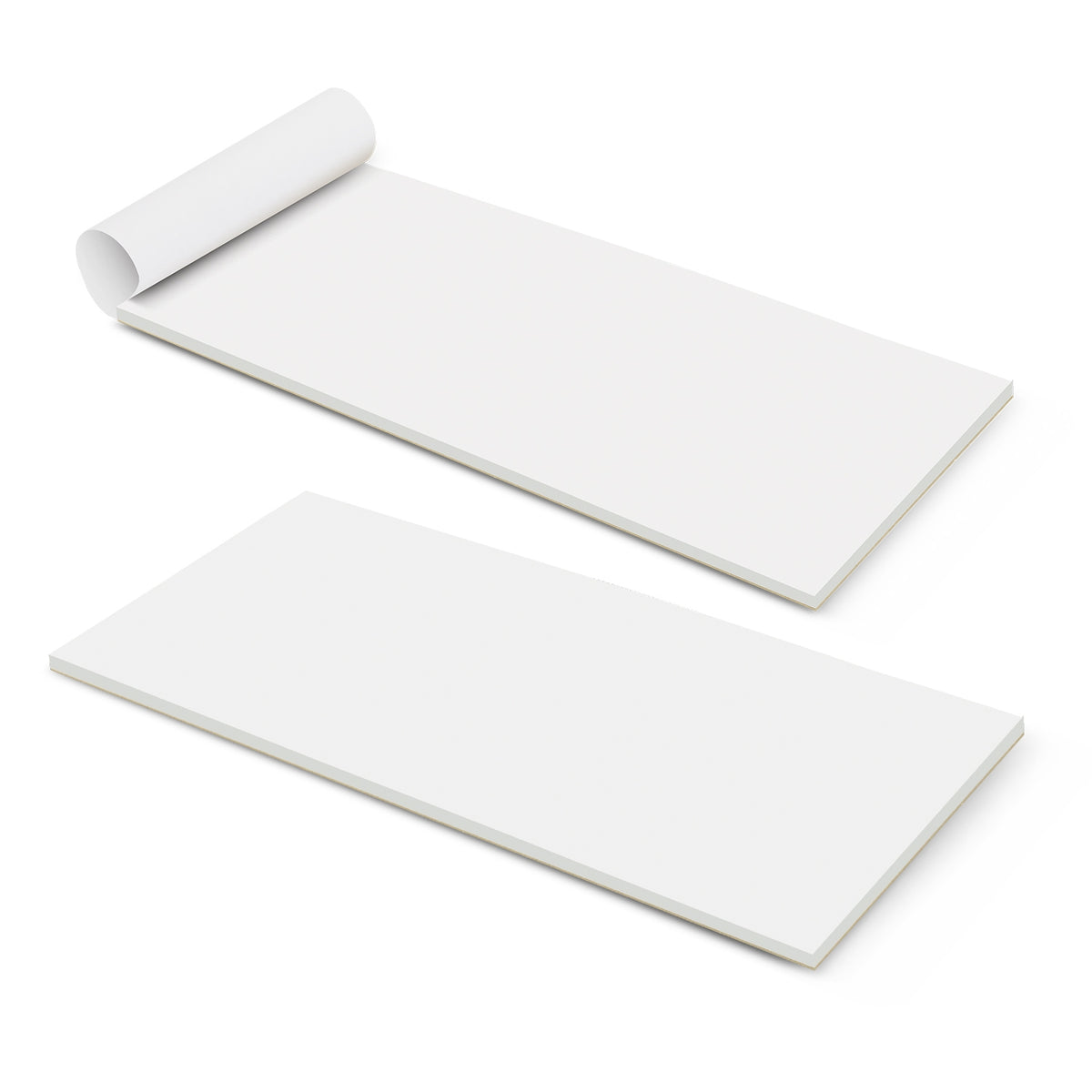 DLE Vertical Note Pad - 50 Leaves - White