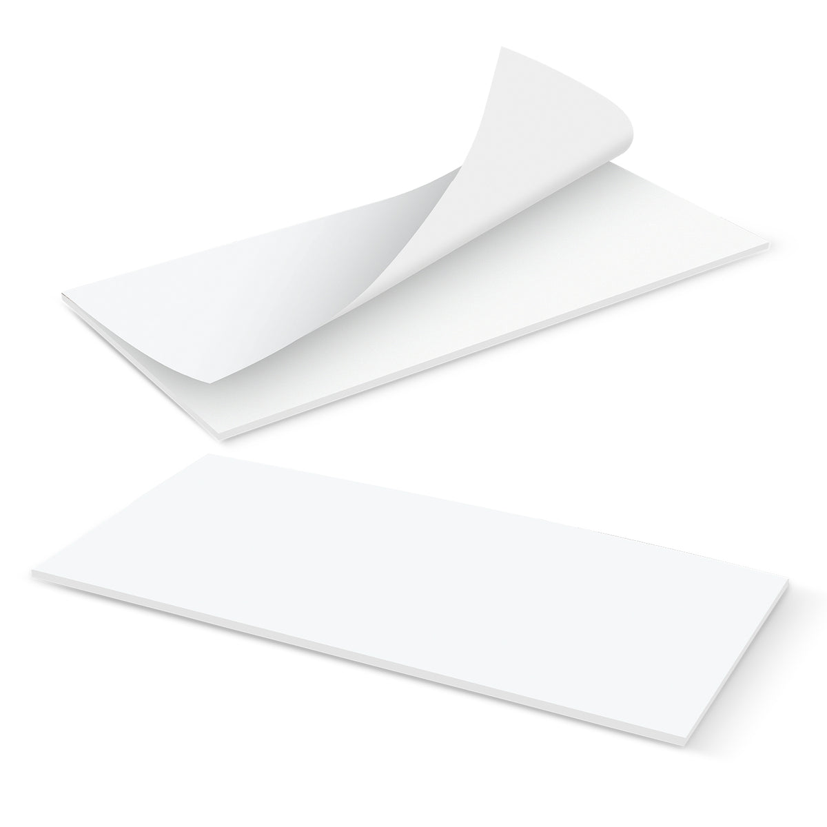 DLE Horizontal Note Pad - 25 Leaves - White