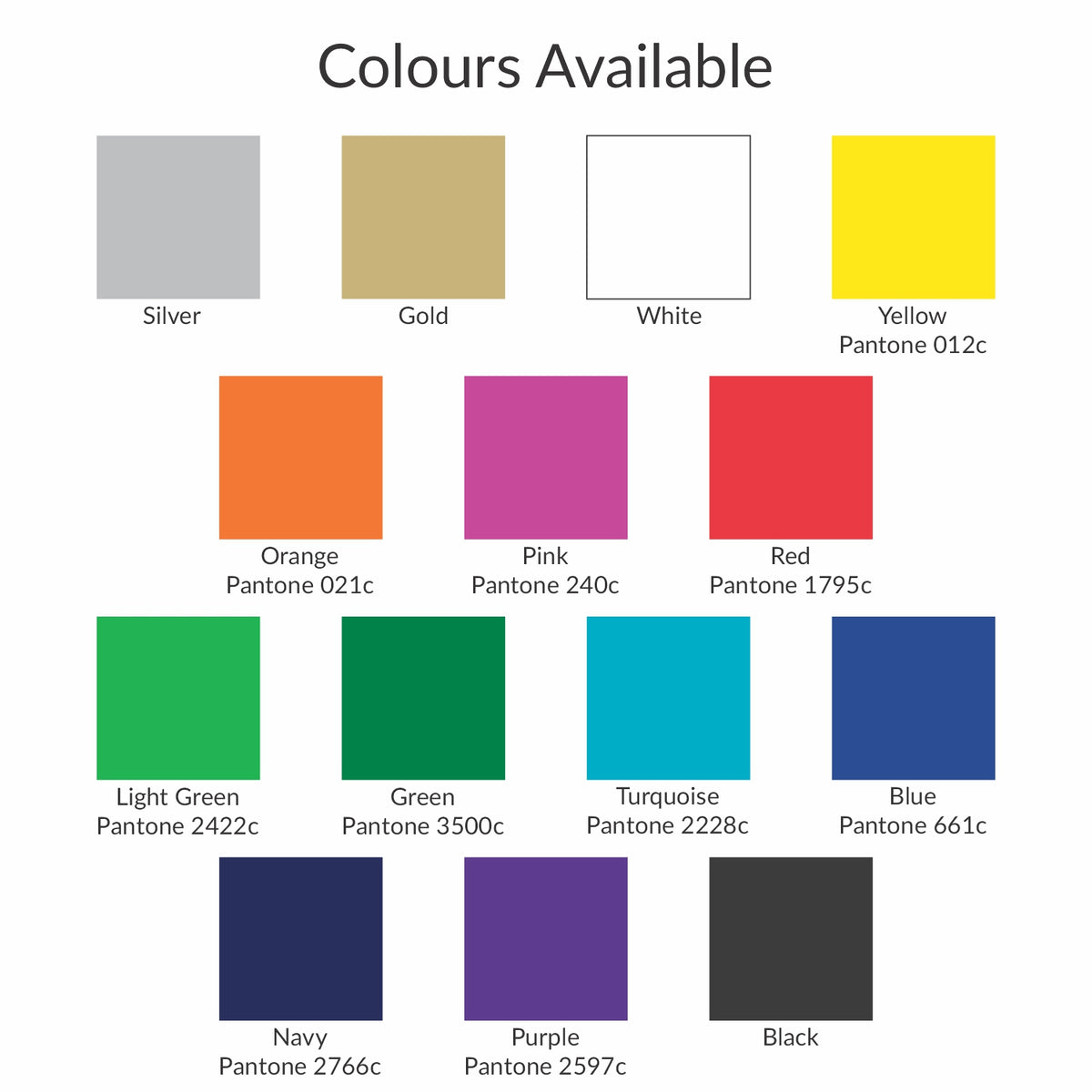 Infinity Pen - Colour Range
