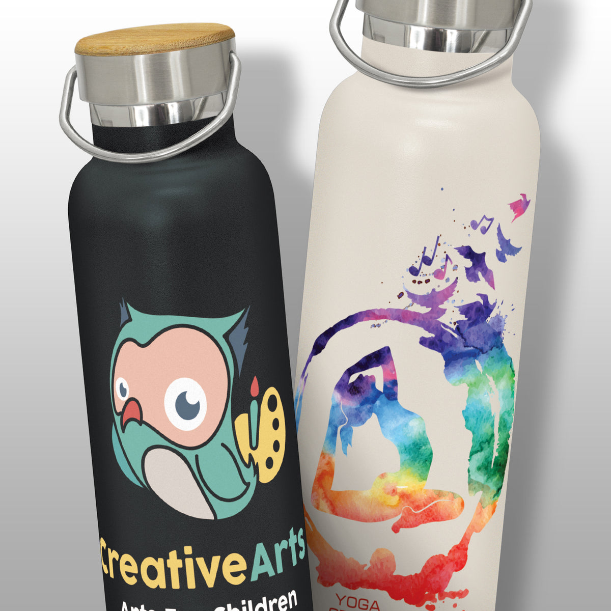 Nomad Deco Vacuum Bottle - Powder Coated - Rotary Digital Print