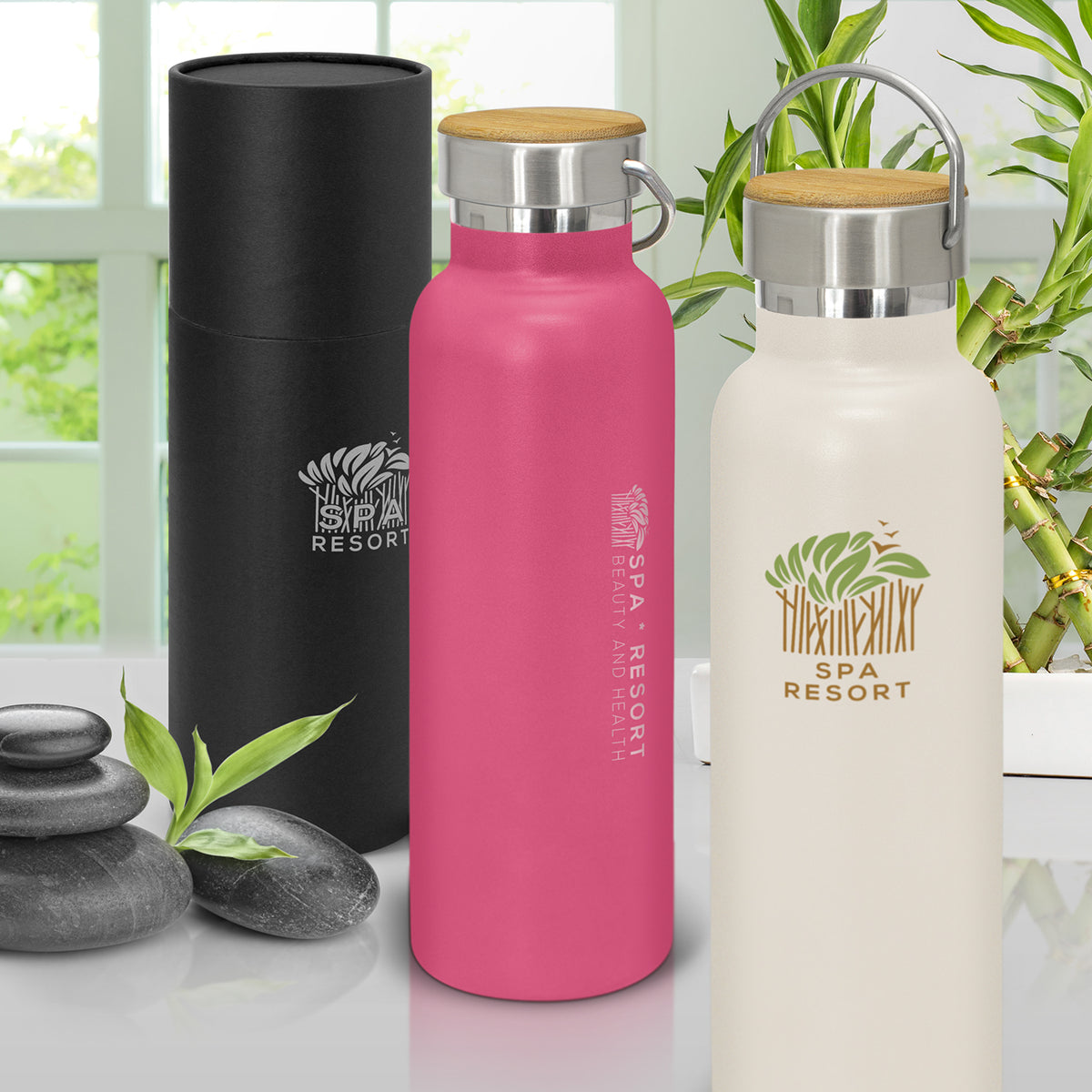 Nomad Deco Vacuum Bottle - Powder Coated - Feature