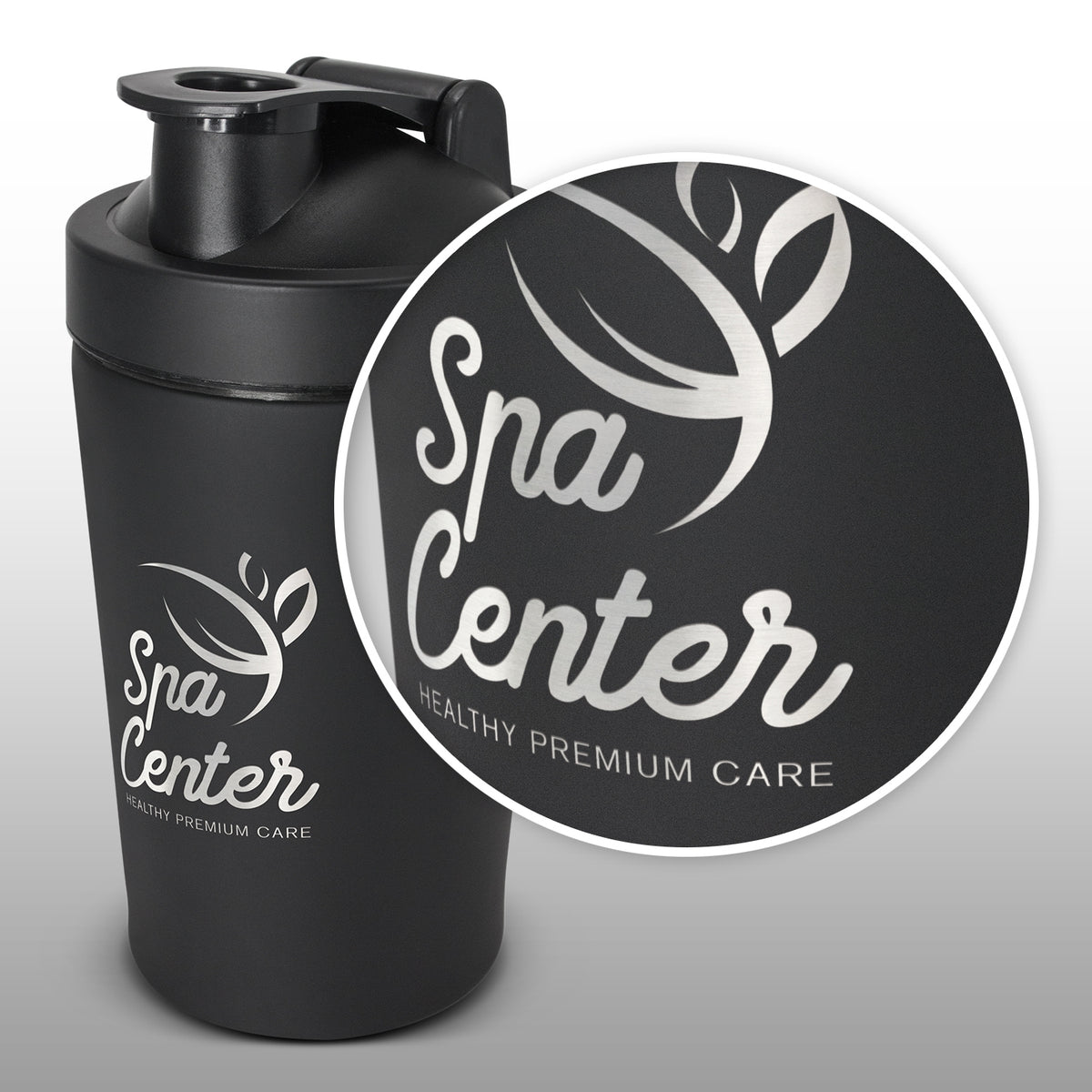 Trojan Metal Shaker - Engraving
