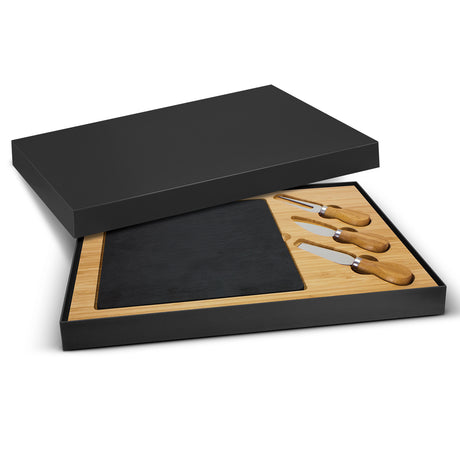Slate Cheese Board - Natural in Gift Box