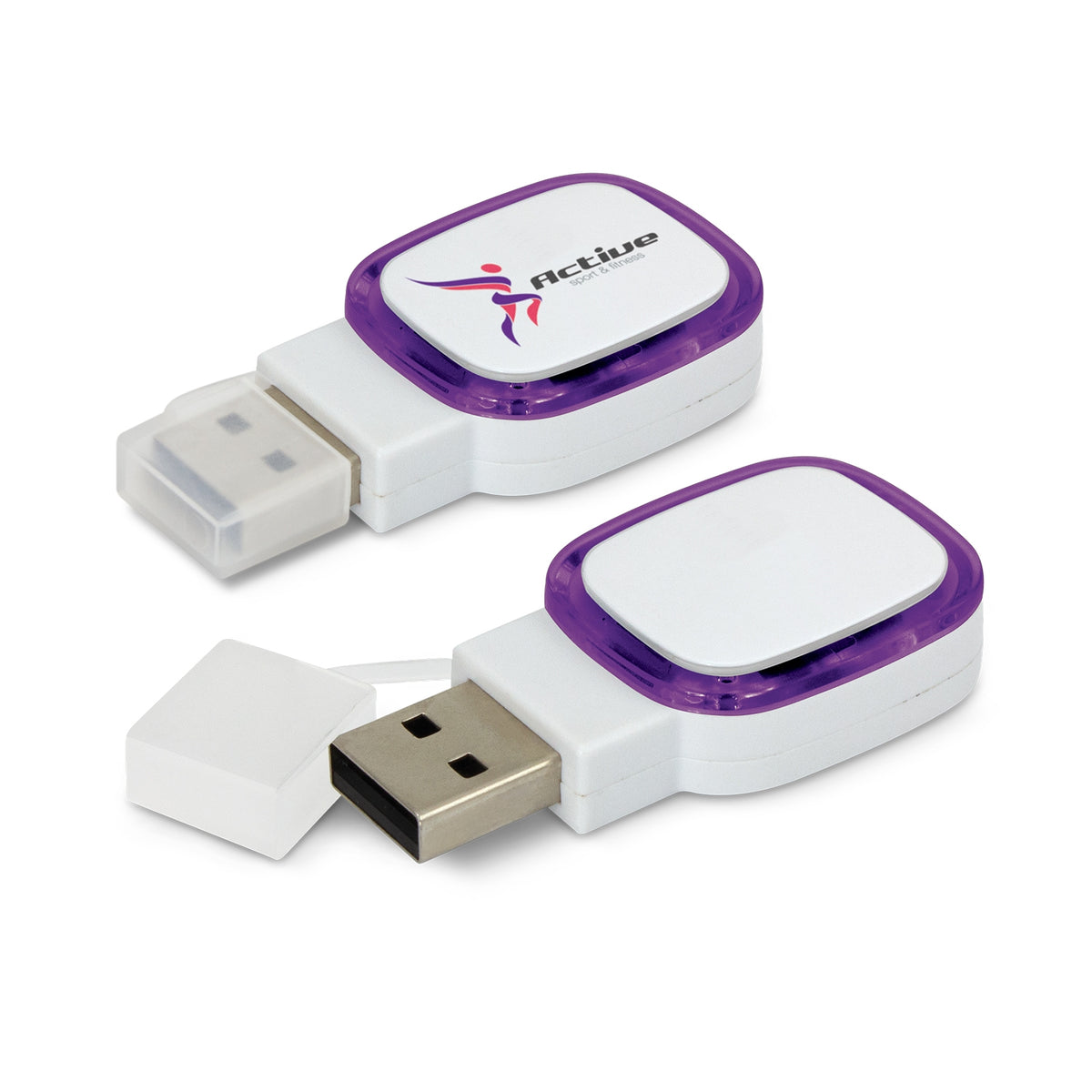 Zodiac 4GB Flash Drive - Purple