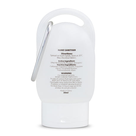 Gel Hand Sanitiser 30ml - Back