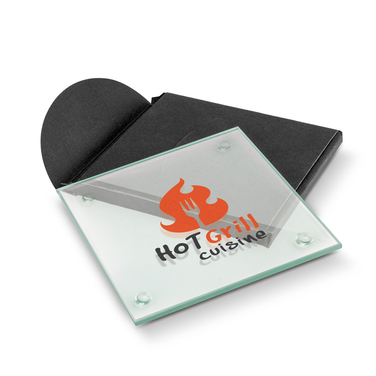 Venice Single Glass Coaster - Square - Main