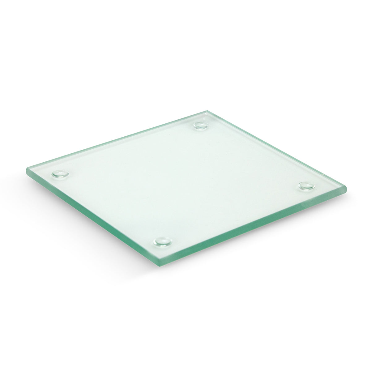 Venice Single Glass Coaster - Square - Clear