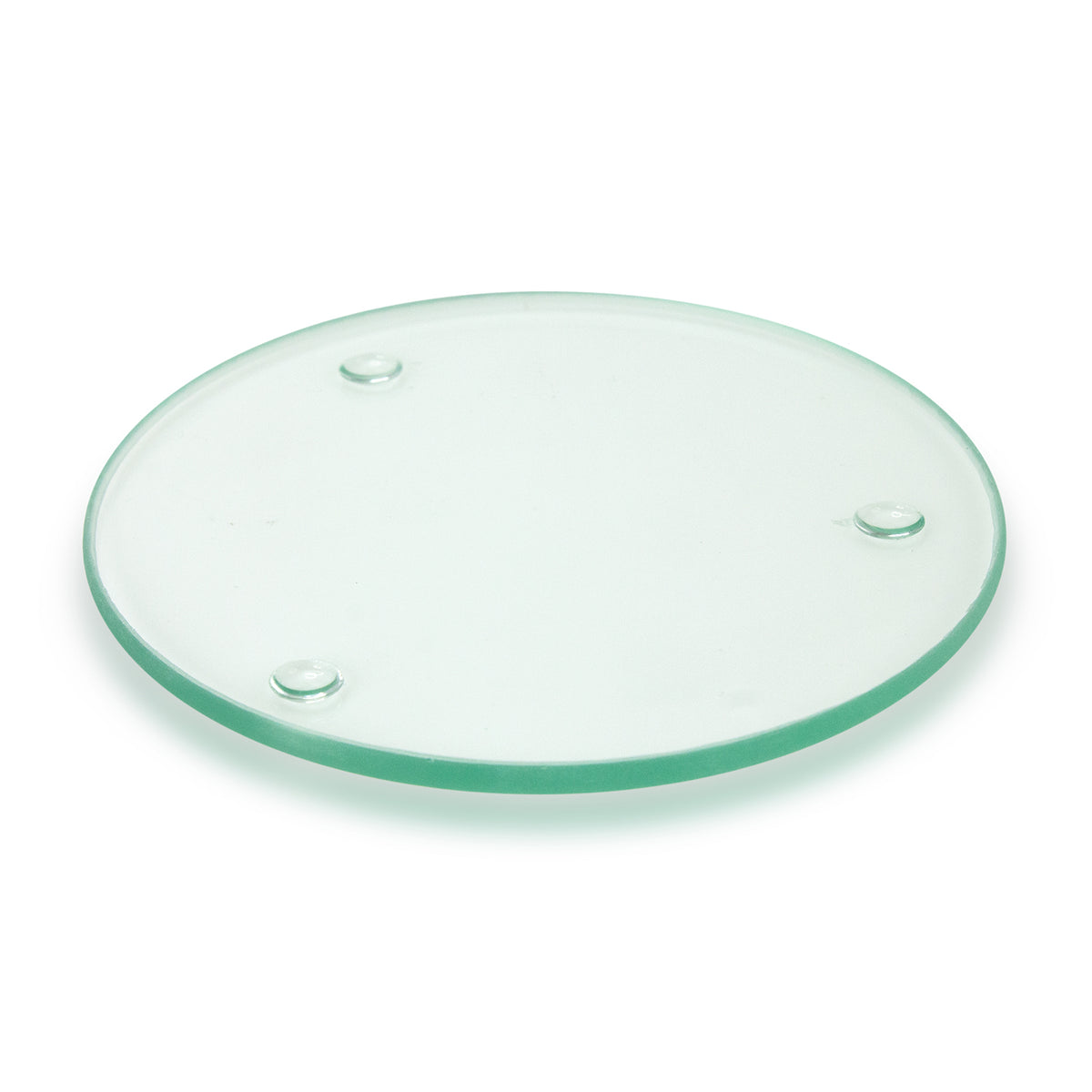 Venice Single Glass Coaster - Round - Clear