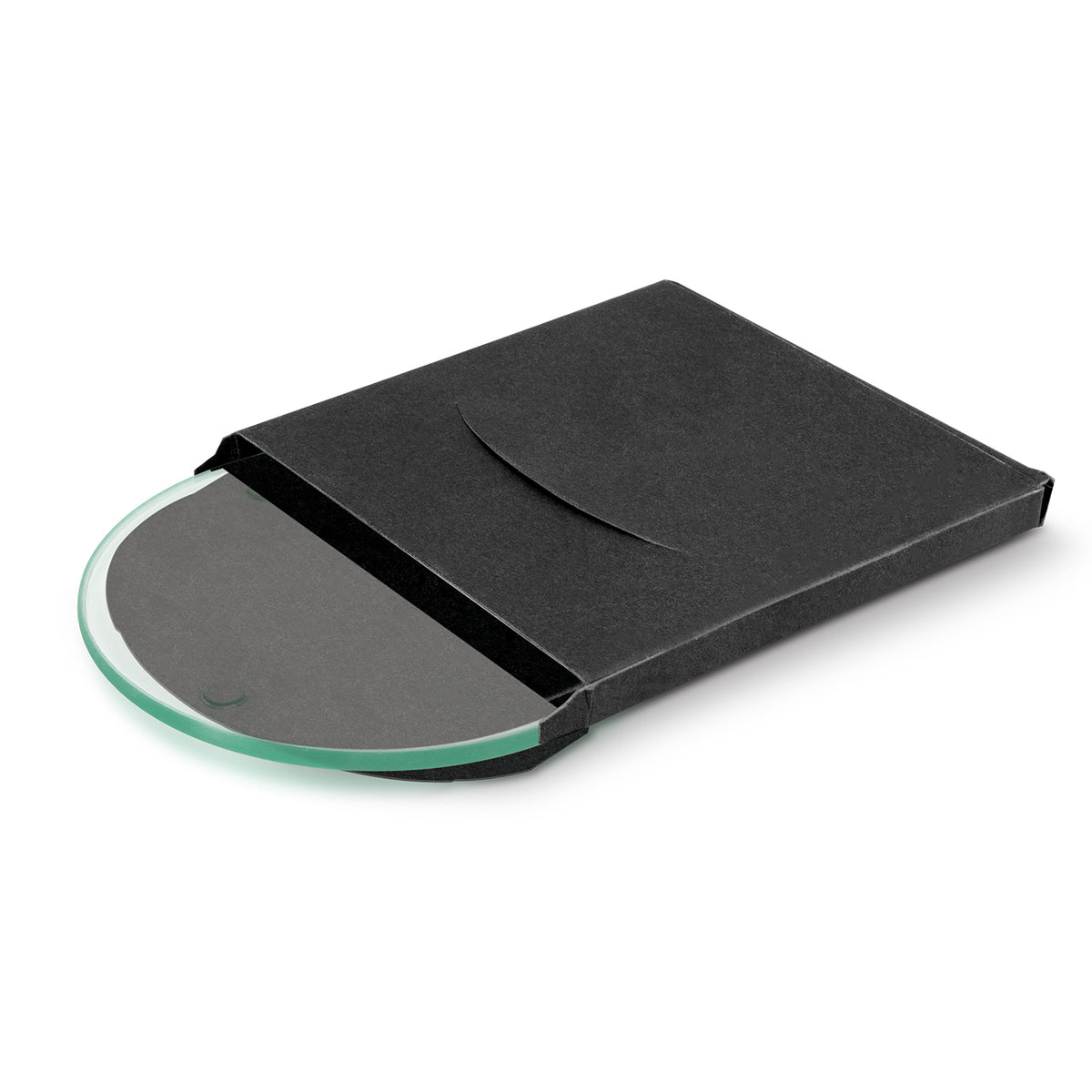 Venice Single Glass Coaster - Round - Cardboard Sleeve