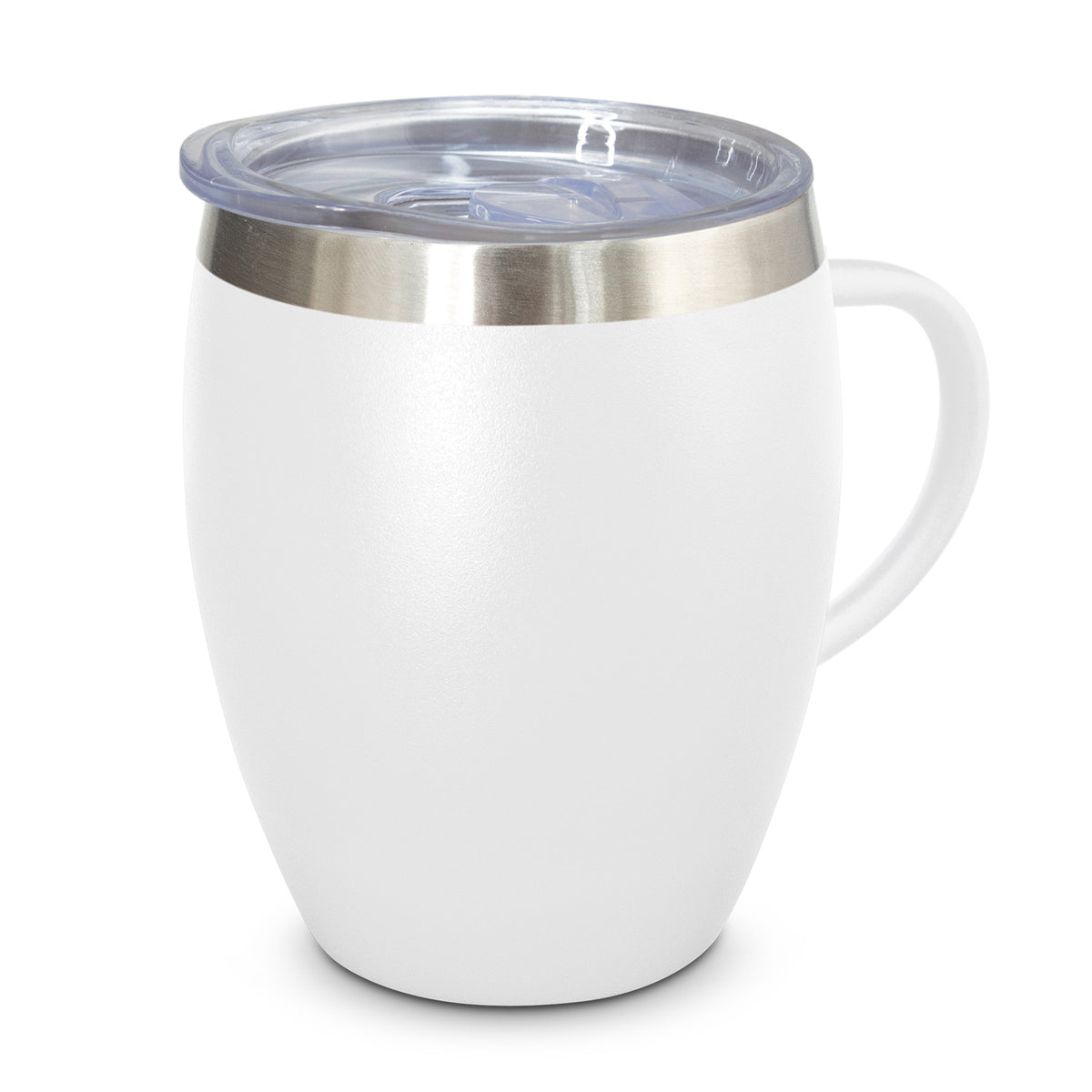 Verona Vacuum Cup with Handle - White