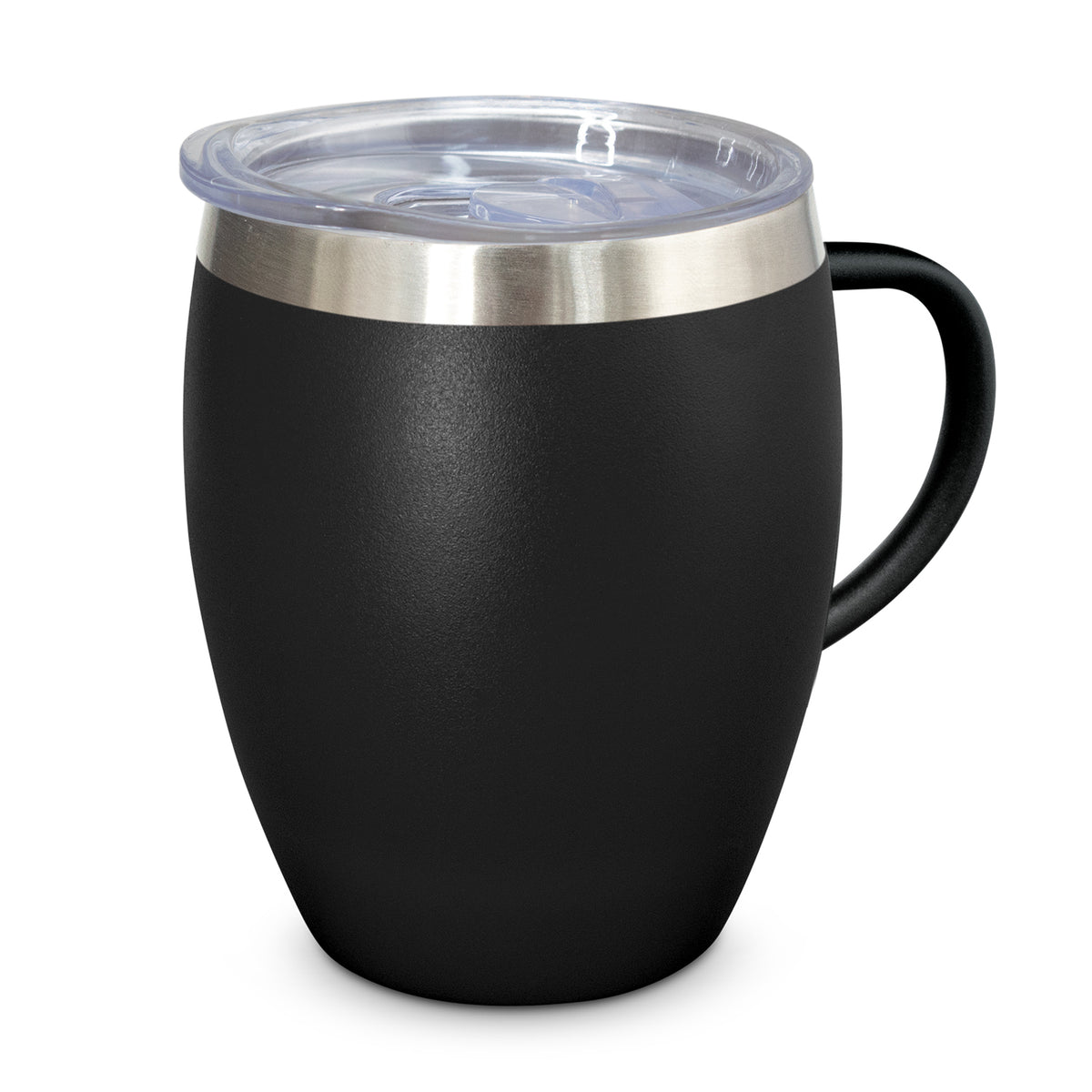 Verona Vacuum Cup with Handle - Black