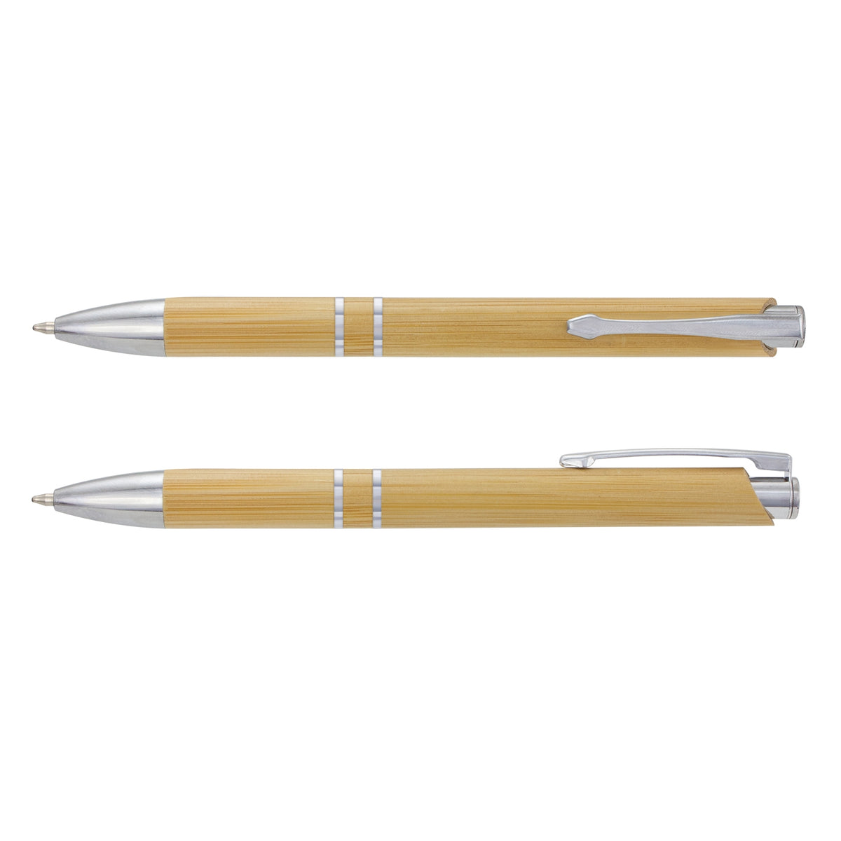 Panama Bamboo Pen - Natural/Silver