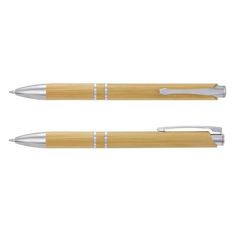 Panama Bamboo Pen - Natural/Silver
