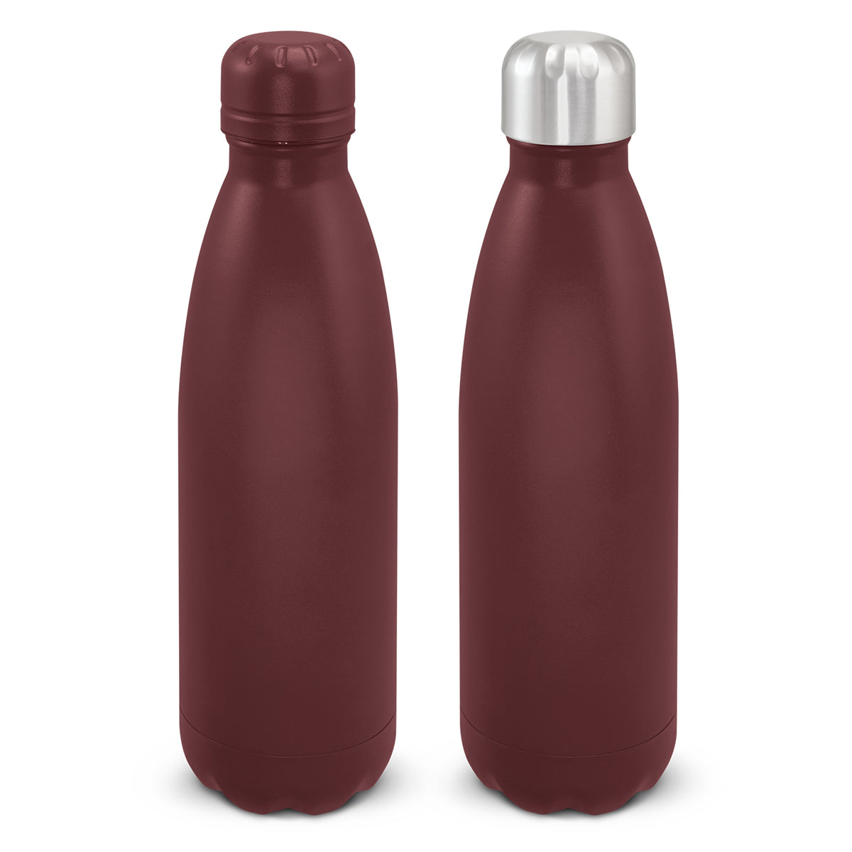 Mirage Powder Coated Vacuum Bottle - Burgundy
