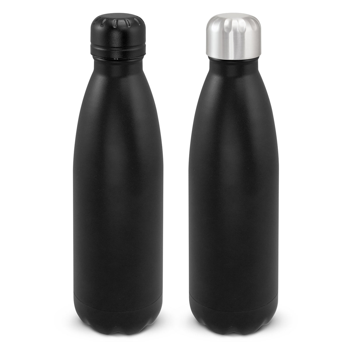 Mirage Powder Coated Vacuum Bottle - Black